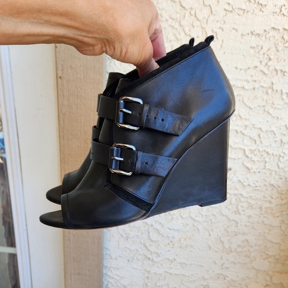 10 Crosby Derek Lam‎ buckle open toe booties - Picture 8 of 10